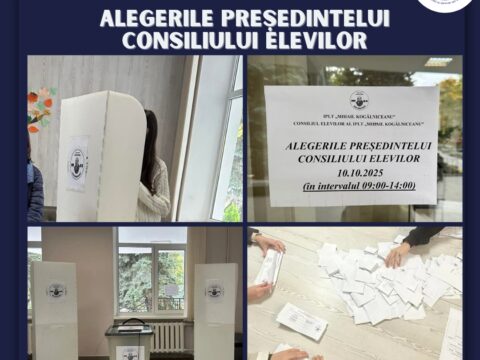 Alegeri pentru funcția de președintă a Consiliului Elevilor din IPLT „Mihail Kogălniceanu”