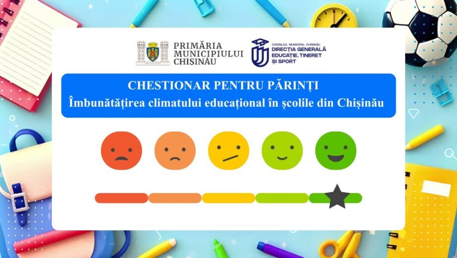 Chestionar – evaluarea stării de bine a elevilor în mediul școlar