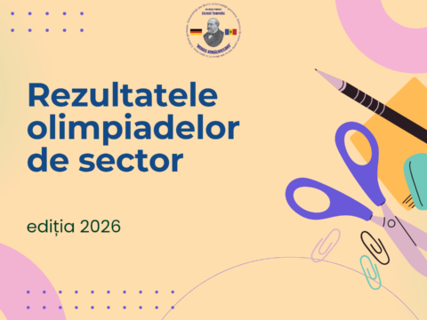 Rezultatele olimpiadelor de sector, ediția 2026