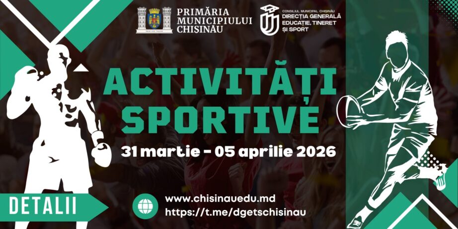 WEEKEND SPORTIV ÎN MUNICIPIUL CHIȘINĂU