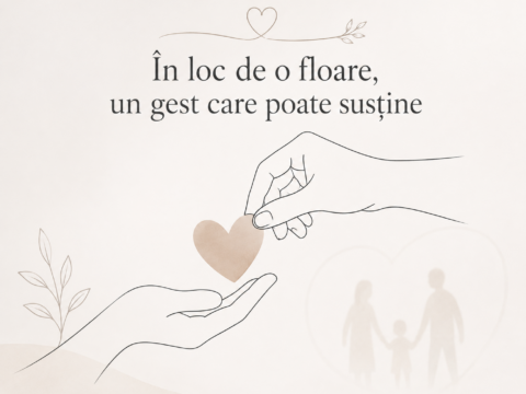 În loc de o floare, un gest care poate susține
