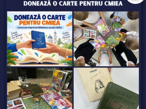 IPLT „Mihail Kogălniceanu” s-a alătură campaniei „Donează o carte. Dăruiește cunoaștere. Inspiră un nou început!”